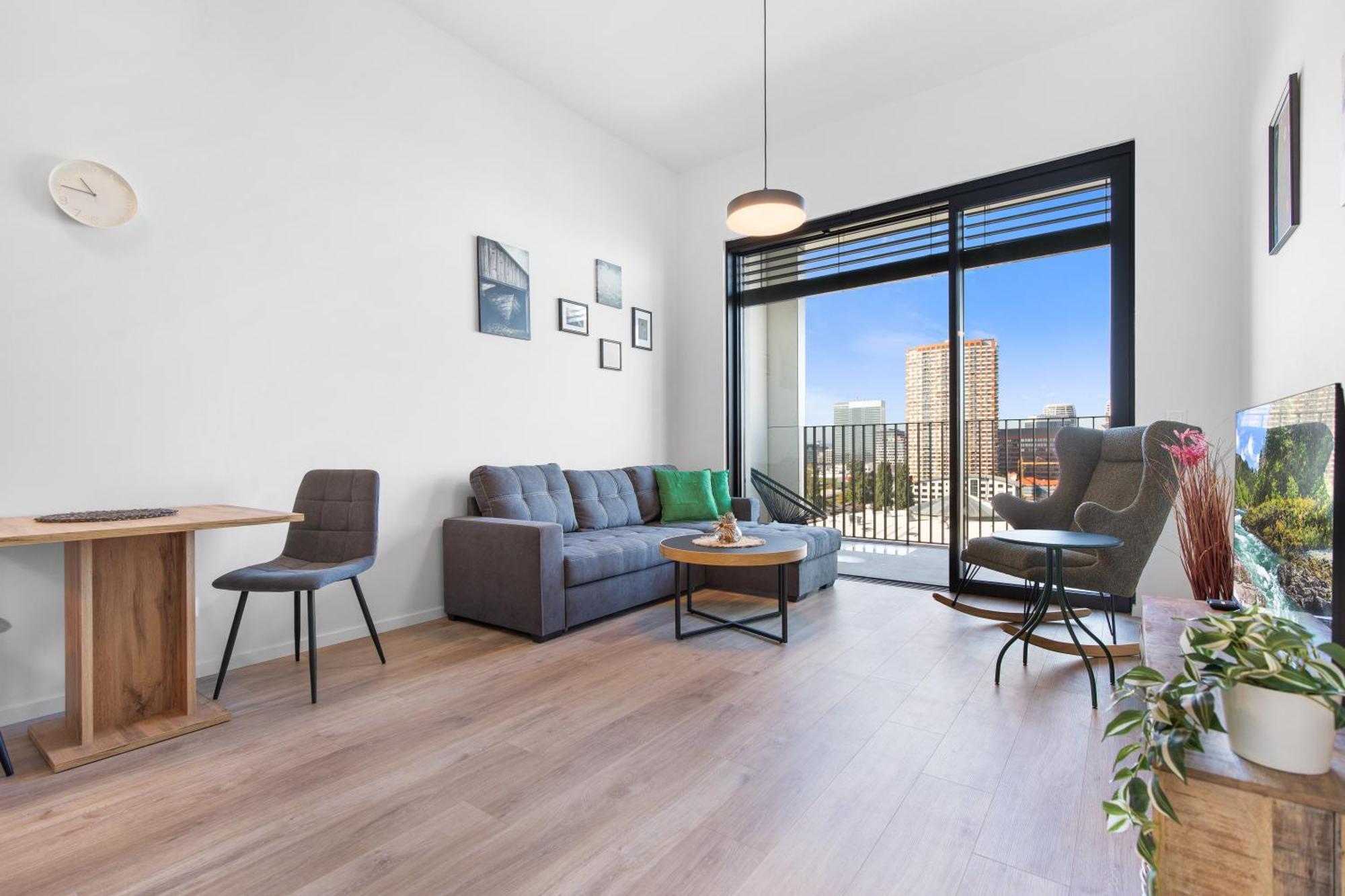 Apartmán W Downtown View & Garage Parking *