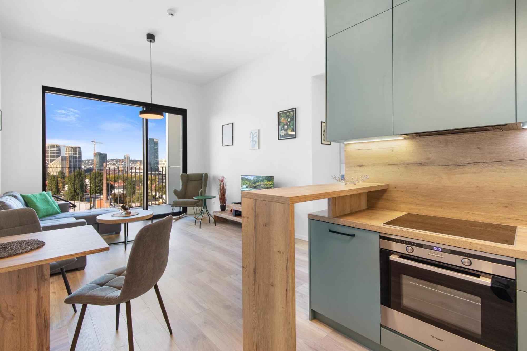 Apartmán W Downtown View & Garage Parking Bratislava